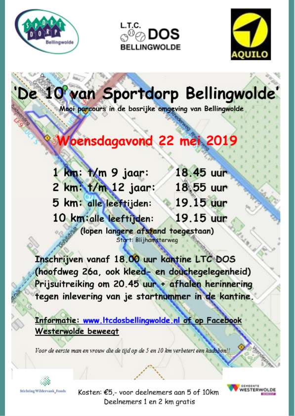 Affiche 10 van Bellingwolde 2019 Affiche 10 van Bellingwolde 2019